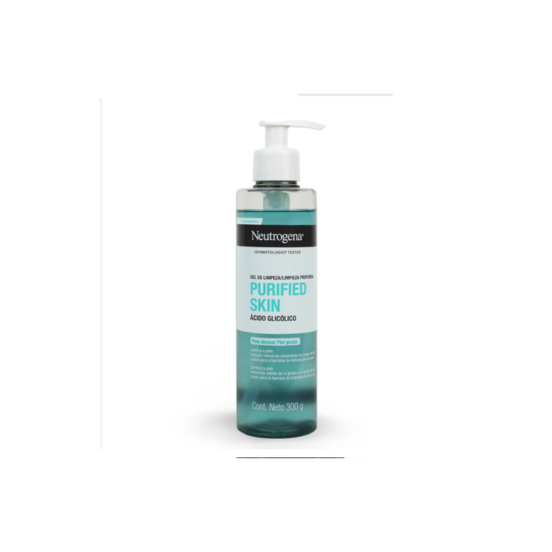 NEUTROGENA PURIFIED SKIN GEL DE LIMPEZA PROFUNDA 300ML - VALIDADE 08/2026