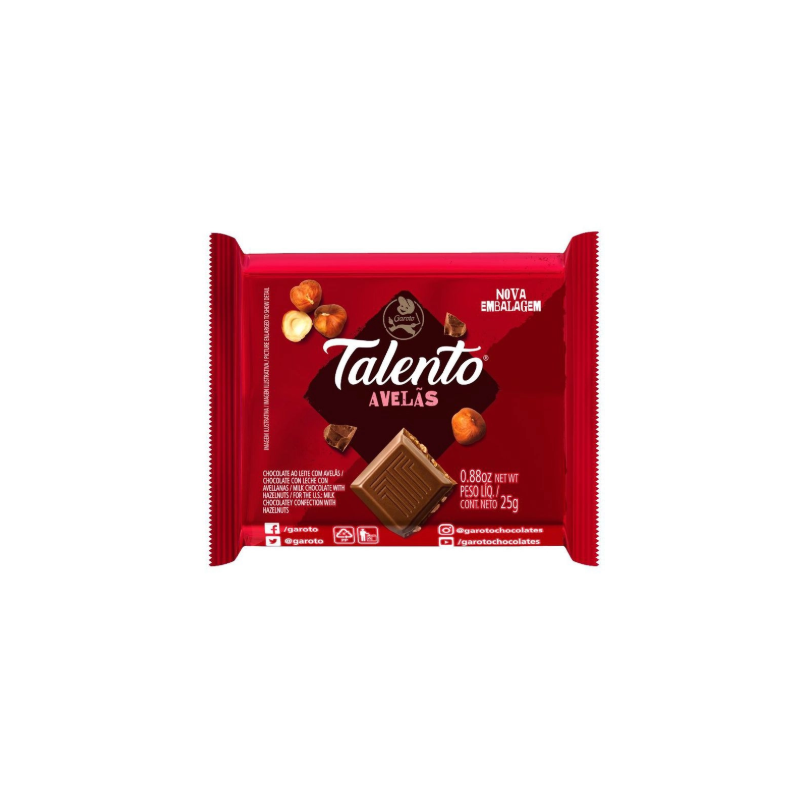 TALENTO AVELÃ COM 25G