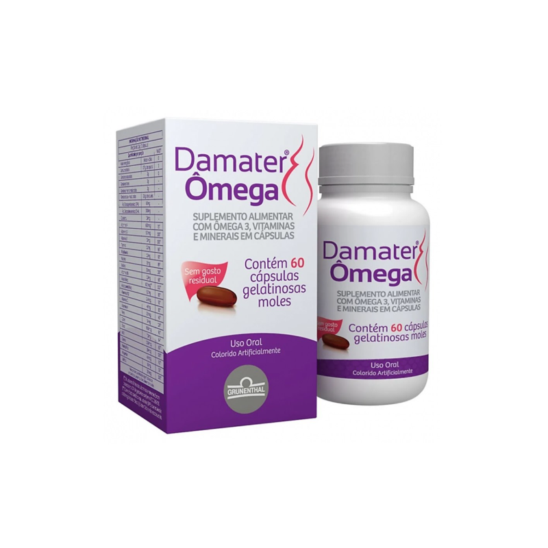 DAMATER OMEGA 60 CAPSULAS GELATINOSAS MOLES