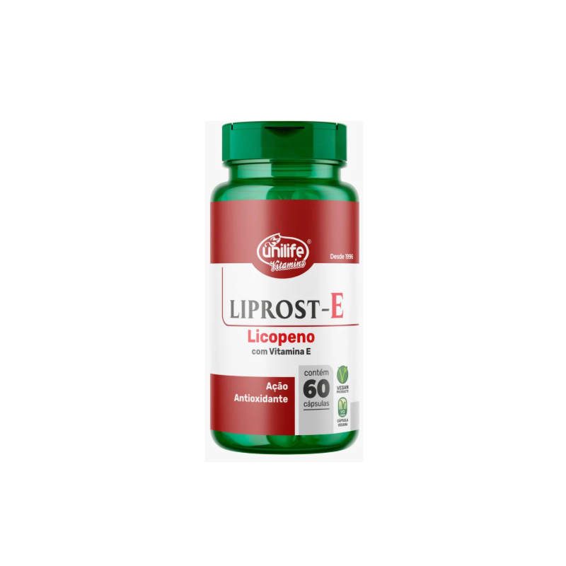 LIPROST E LICOPENO COM VIT E COM 60 CAPSULAS UNILIFE