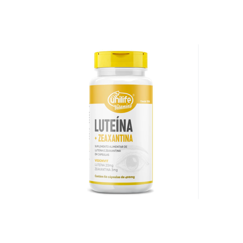 LUTEINA E ZEAXANTINA 400 MG COM 60 CAPSULAS UNILIFE