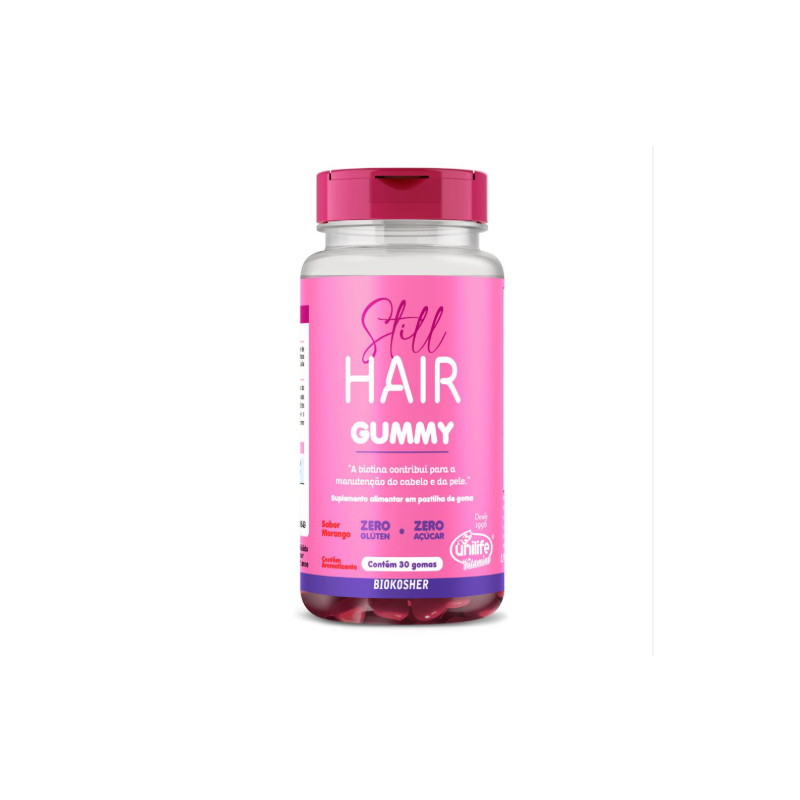 GUMMY HAIR STILL SABOR MORANGO 2,5GR COM 30 GOMAS