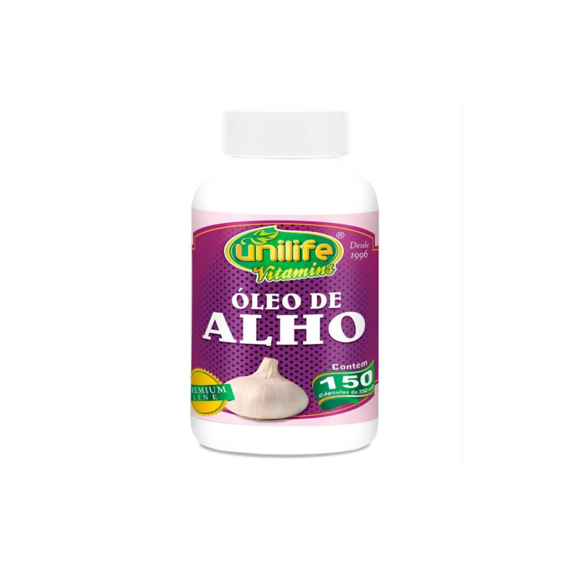 OLEO DE ALHO 350 MG COM 150 CAPSULAS UNILIFE