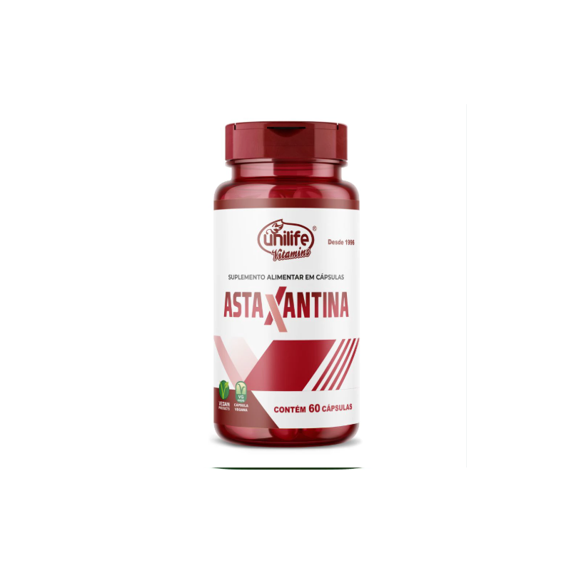 ASTAXANTINA 400MG COM 60 CAPSULAS UNILIFE