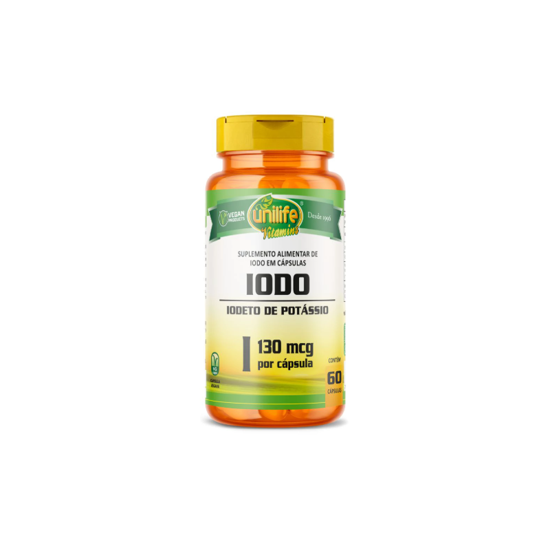 IODO IODETO DE POTASSIO "I" 450MG COM 60 CAPSULAS