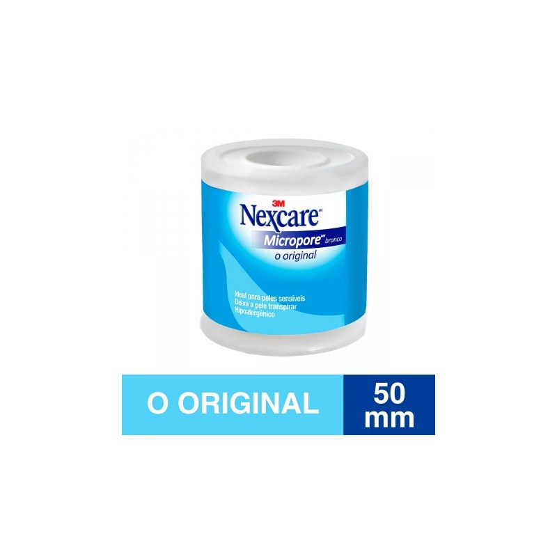 ESPARADRAPO NEXCARE MICROPORE BRANCA 50X4,5