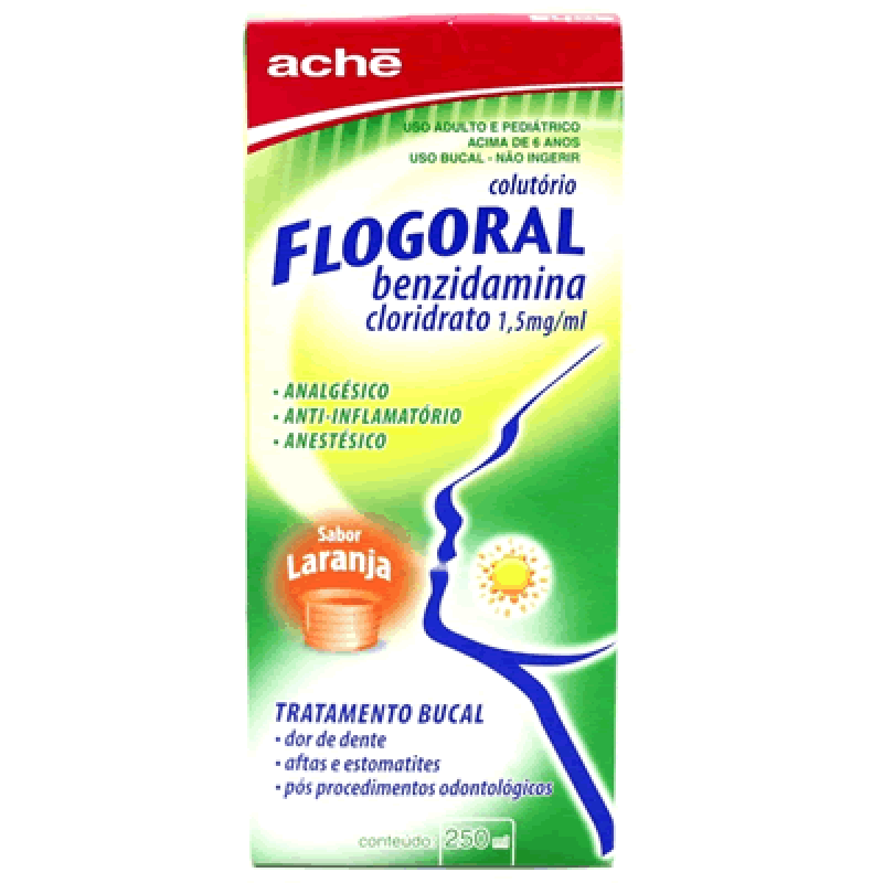 FLOGORAL LARANJA COLUTÓRIO 250ML