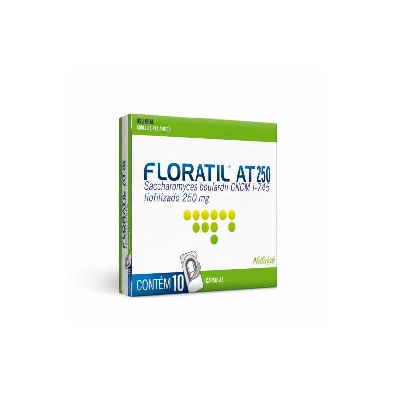 FLORATIL AT 250MG COM 10 CÁPSULAS