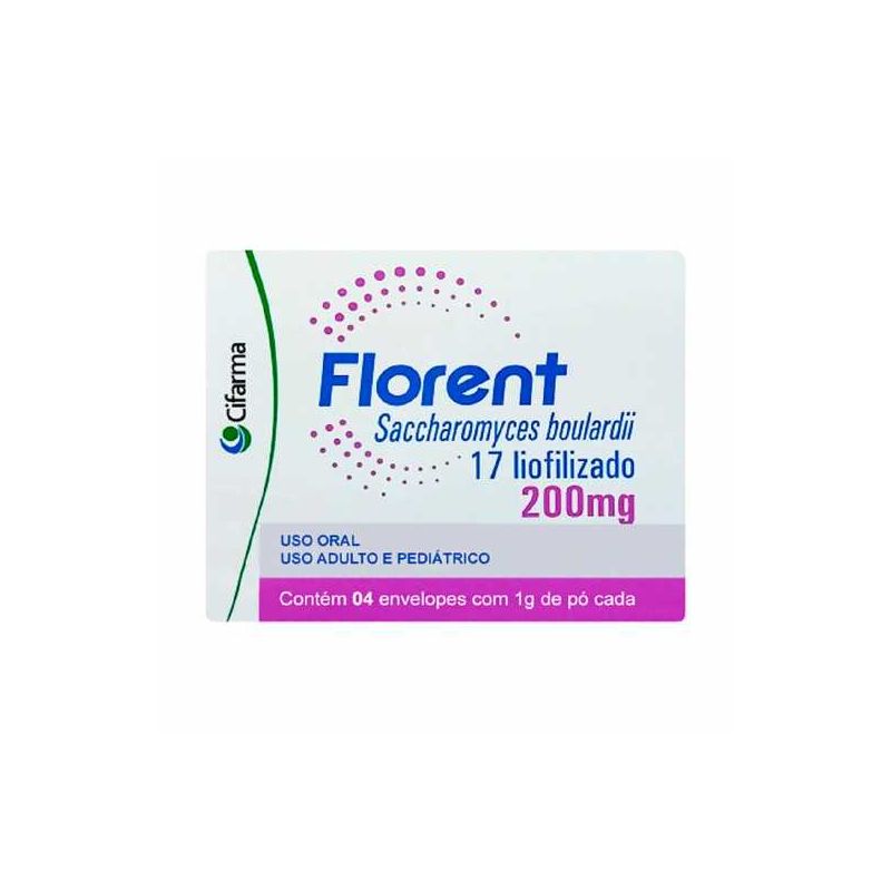 FLORENT 200MG COM 4 ENVELOPES-CIFARMA-