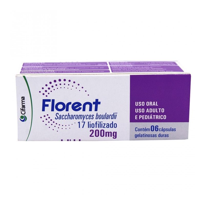 FLORENT 200MG COM 6 CAPSULAS-CIFARMSA-
