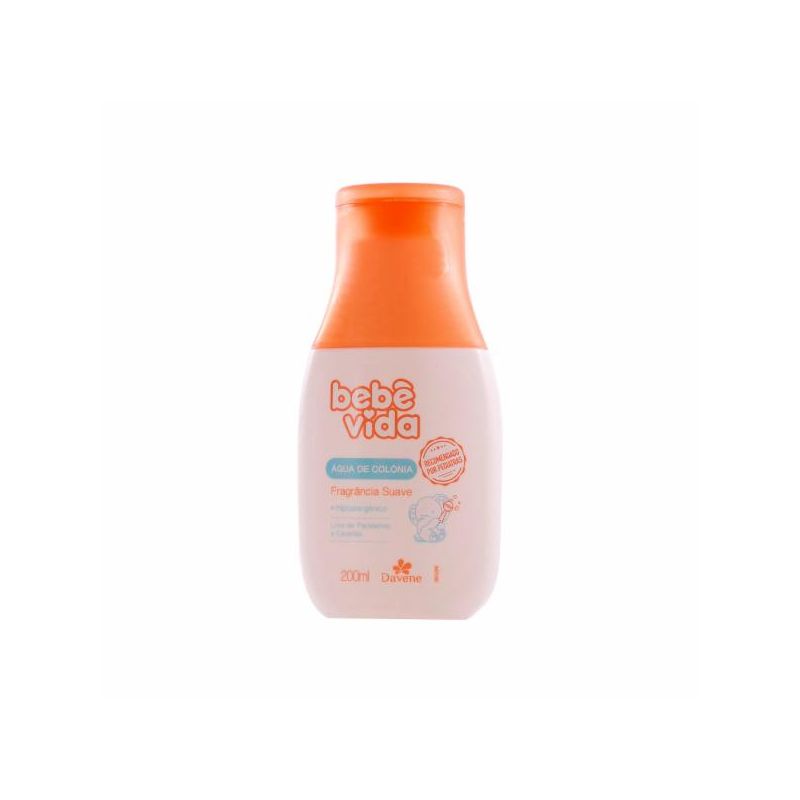 AGUA DE COLONIA INFANTIL BEBE VIDA COM 200ML