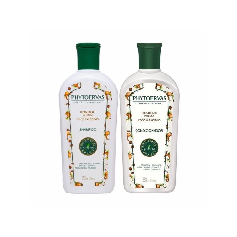 KIT SHAMPOO E CONDICIONADOR PHYTHOERVAS HIDRATAÇAO INTENSA