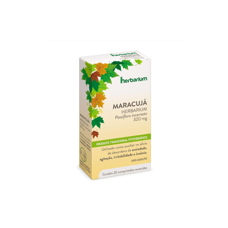 MARACUJA HERBARIUM 320MG COM 20 COMPRIMIDOS VALIDADE 03/2026
