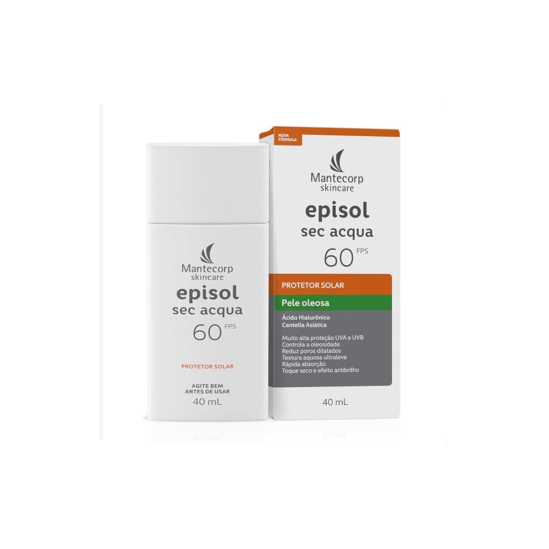 PROTETOR SOLAR FACIL EPISOL SEC ACQUA FPS60 SEM COR 40ML