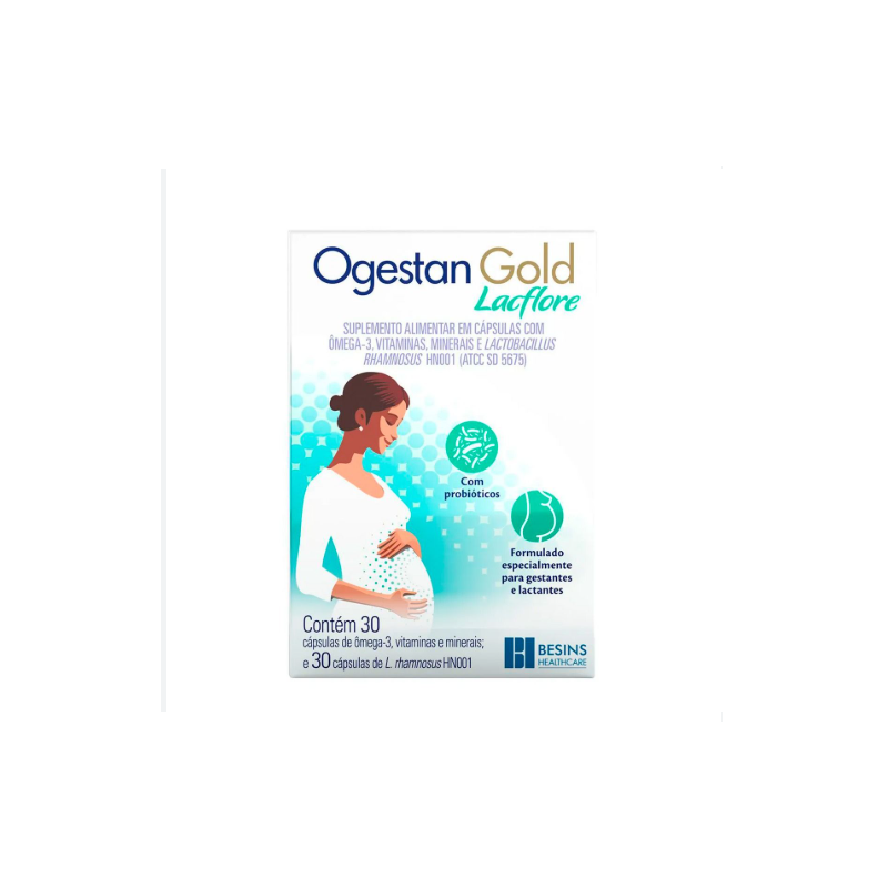 OGESTAN GOLD LACFLORE COM 30 CAPSULAS