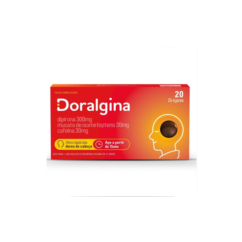 DORALGINA COM 20 COMPRIMIDOS-NEOQUIMICA-