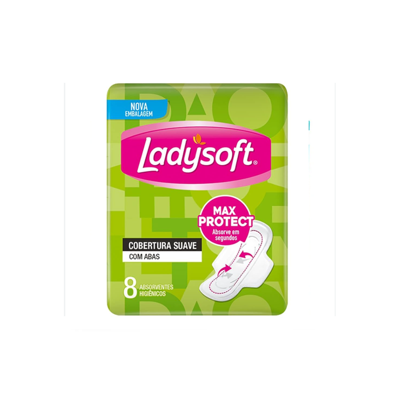 ABSORVENTE LADYSOFT NORMAL SAUVE COM ABAS COM 8 UNI