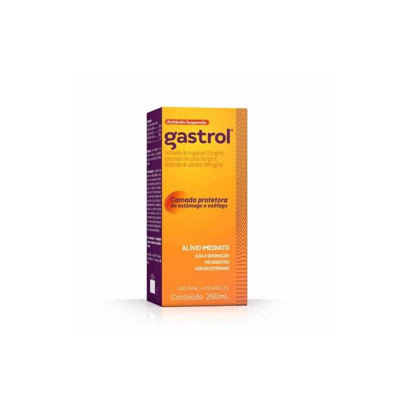 GASTROL ANTIÁCIDO SUSPENSÃO COM 250ML