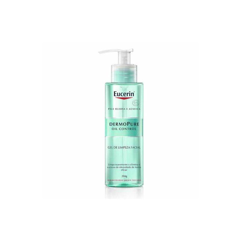 EUCERIN DERMO PURE OIL CONTROL GEL DE LIMPEZA 204G 