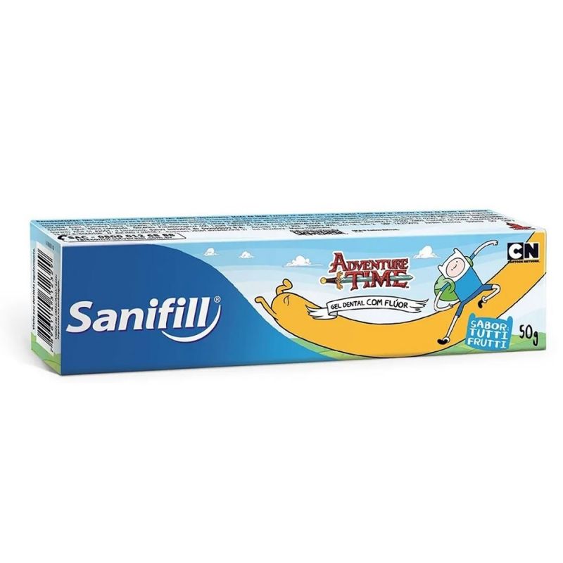 GEL DENTAL SANIFILL ADVENTURE TIME TUTTI FRUTTI 50G