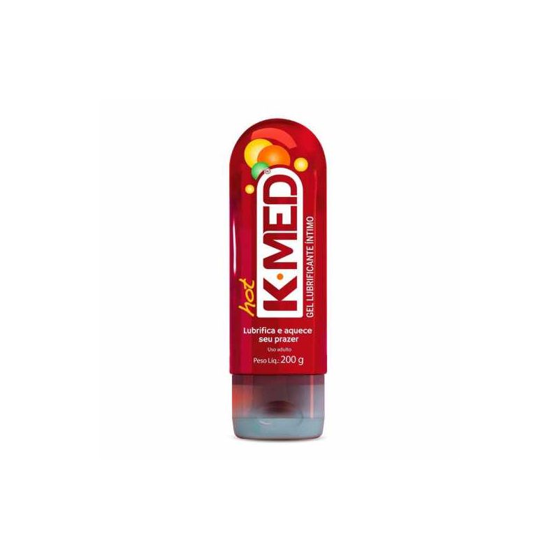 GEL LUBRIFICANTE K-MED HOT 200 GRAMAS - VALIDADE 06/2026