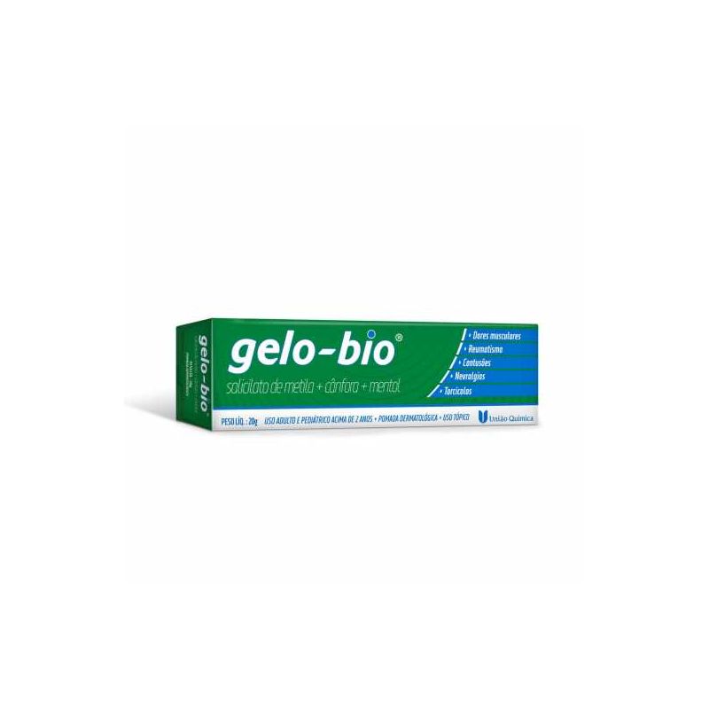 GELO-BIO POMADA 20 GRAMAS-UNIÃOQUIMICA- VALIDADE 04/2026