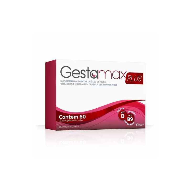 GESTAMAX PLUS COM 60 CÁPSULAS 