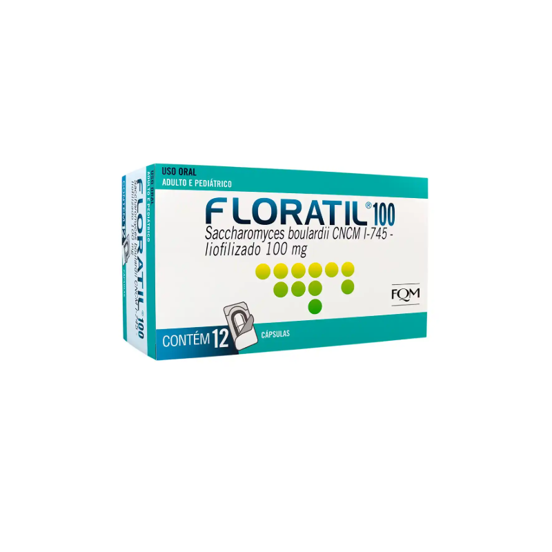 FLORATIL 100MG BLISTER COM 12 CAPSULAS