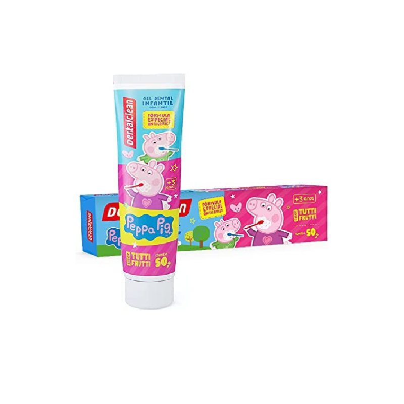 CREME DENTAL DENTALCLEAN TUTTI FRUTTI PEPPA PIG 50G