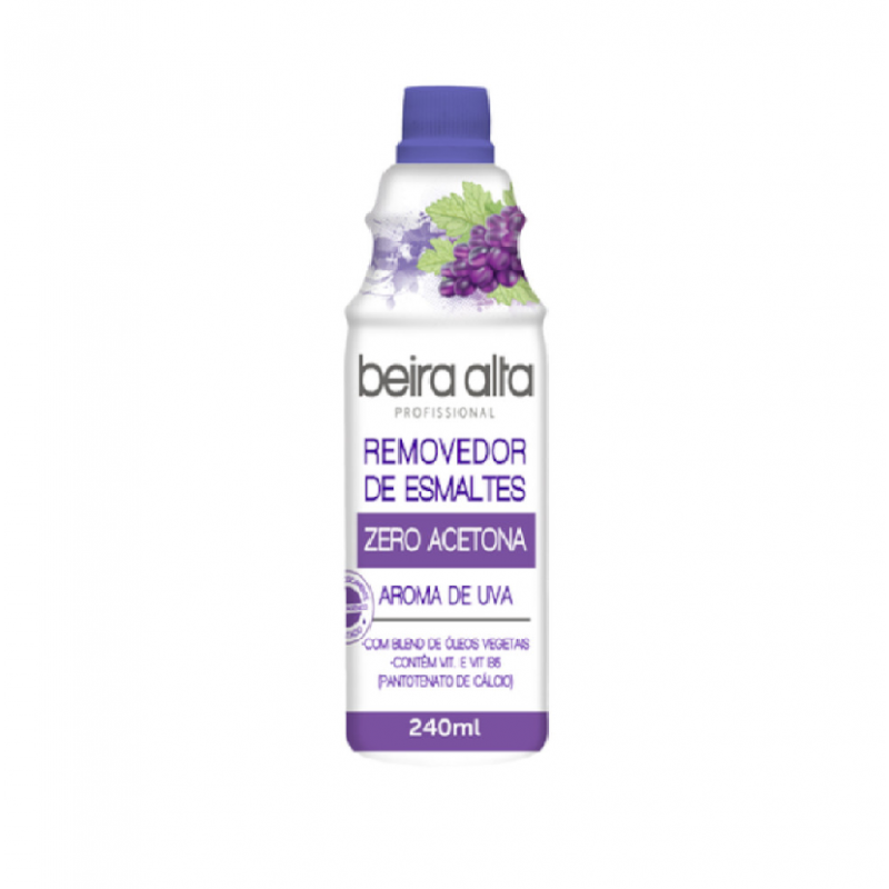 REMOVEDOR DE ESMALTES ZERO ACETONA 240ML