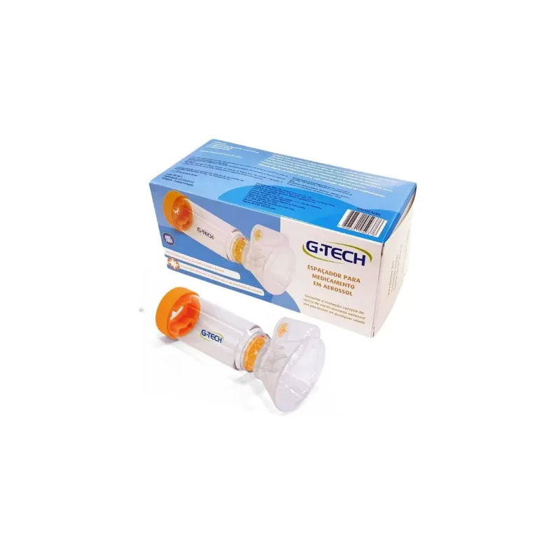 ESPAÇADOR PARA MEDICAMENTO EM AERO TAMANHO INFANTIL G-TECH