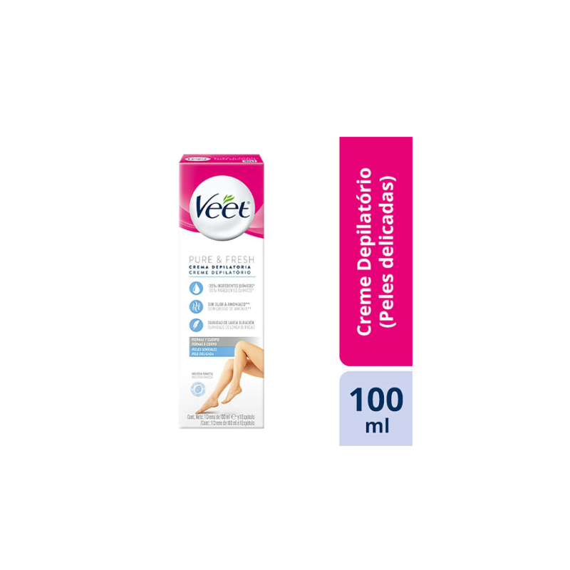 DEPIL VEET CREME PELE DELICADA COM 100ML