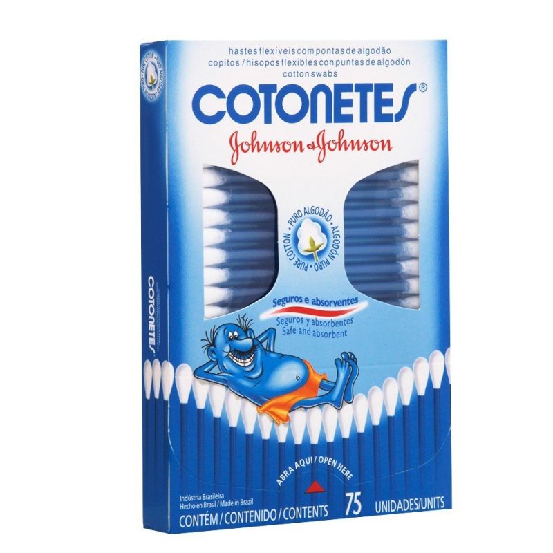 COTONETES  JOHNSON&JOHNSON COM 75 UNIDADES