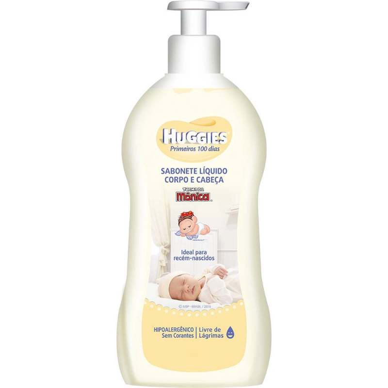 SABONETE LÍQUIDO HUGGIES PRIMEIROS 100 DIAS 200ML