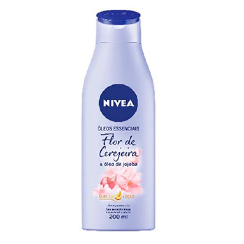 HIDRATANTE NIVEA OLEOS ESSENCIAS FLOR DE CEREJEIRA  200ML