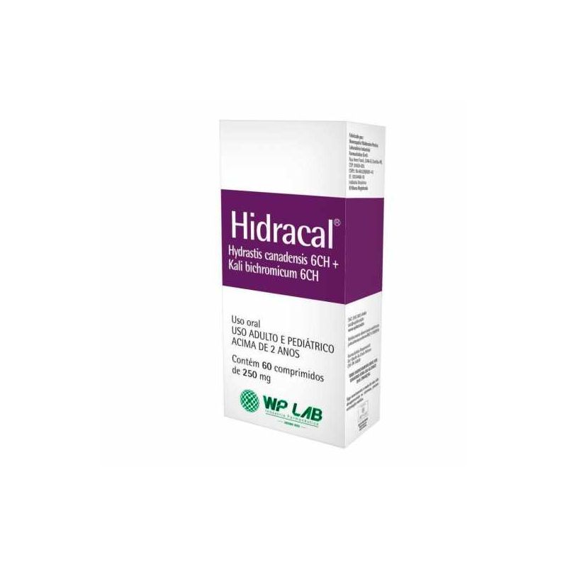 HIDRACAL 250MG COM 60 COMPRIMIDOS