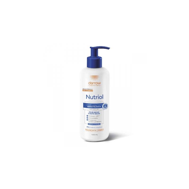 LOCAO HIDRATANTE DARROW NUTRIOL VITAMINA C SEM PERFUME 400ML
