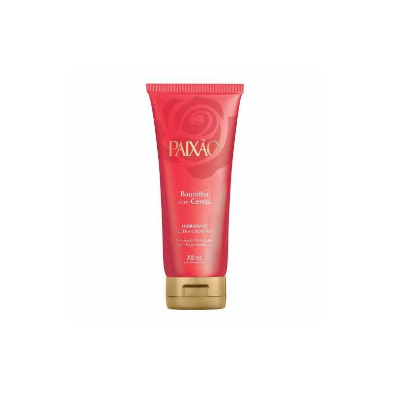 CREME HIDRATANTE PAIXÃO BAUNILHA COM CEREJA 200ML