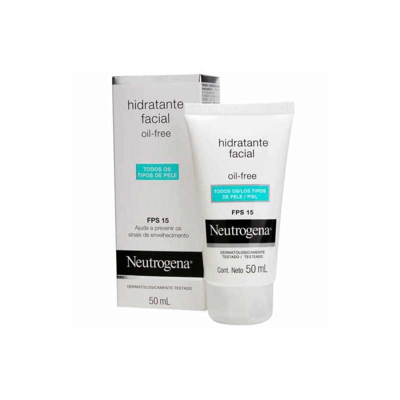 NEUTROGENA LOCAO HID FREE FP15 50ML 