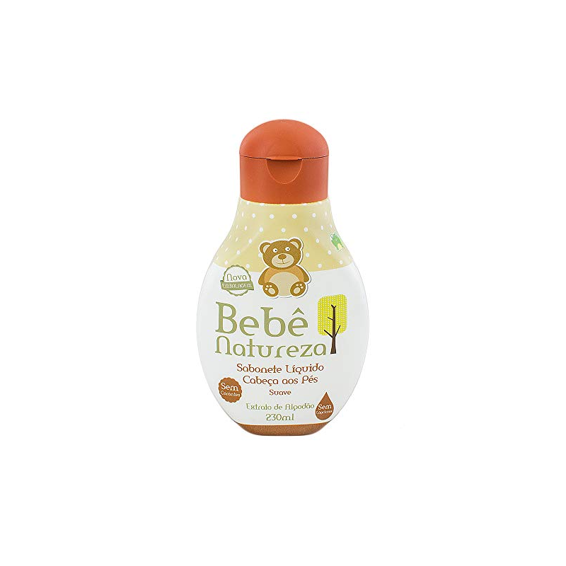 SABONETE LÍQUIDO BEBÊ NATUREZA SUAVE 230ML