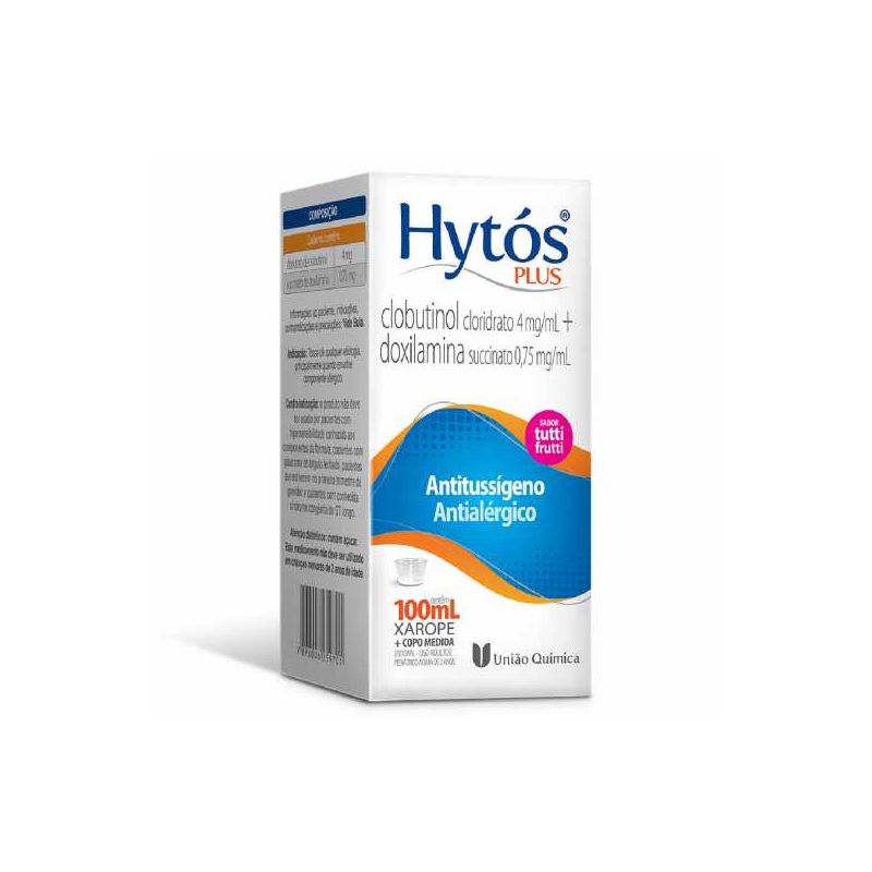 HYTOS PLUS XAROPE 100ML UNIÃO QUIMICA