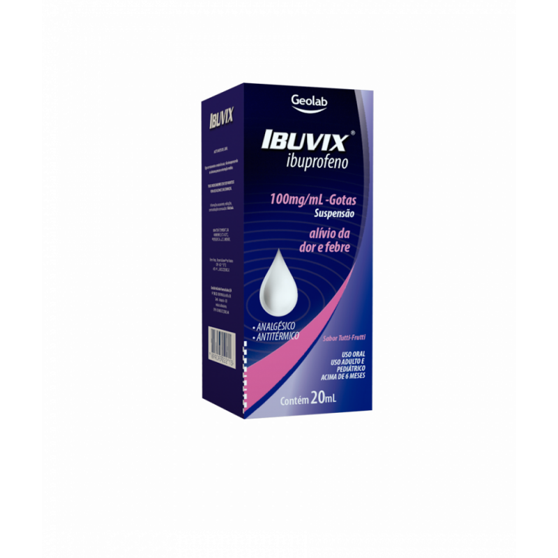 IBUVIX 100MG 20ML  GOTAS GEOLAB