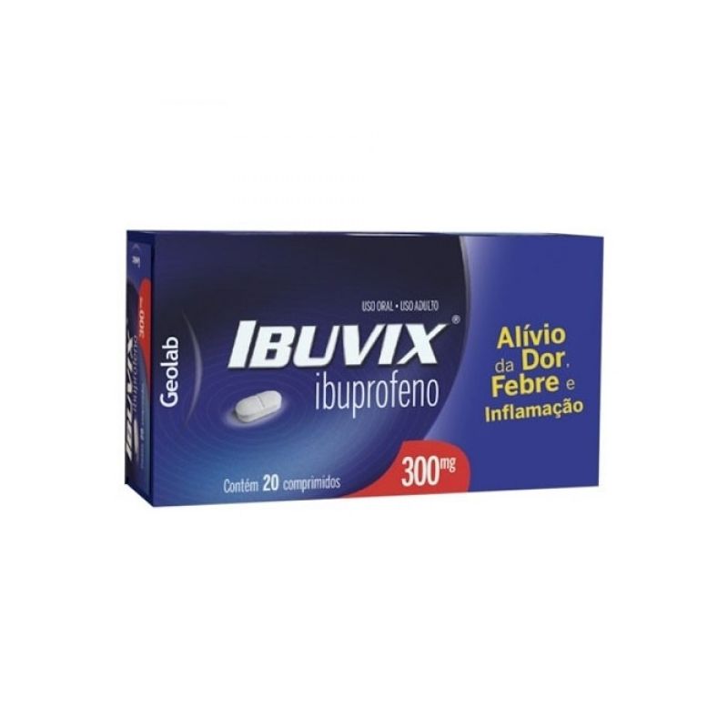 IBUVIX 300MG COM 20 COMPRIMIDOS GEOLAB 