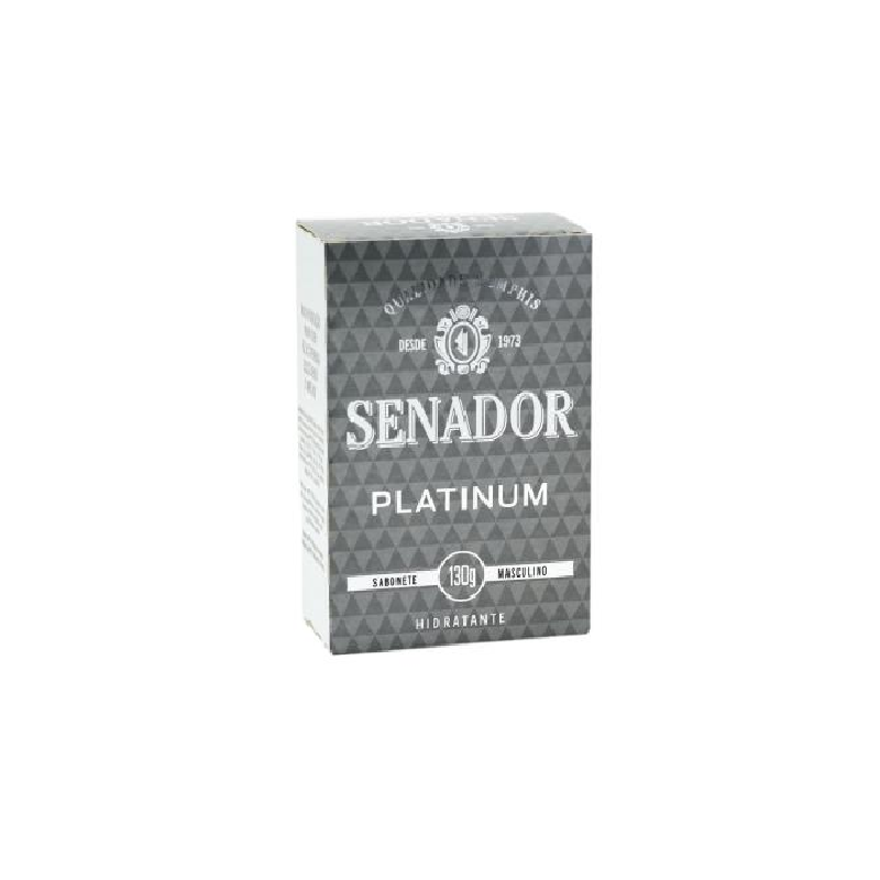 SABONETE EM BARRA SENADOR PLATINUM 130G 