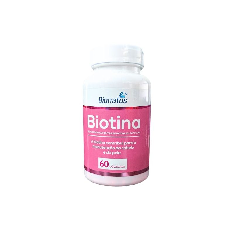 BIOTINA COM 60 CAPSULAS BIONATUS