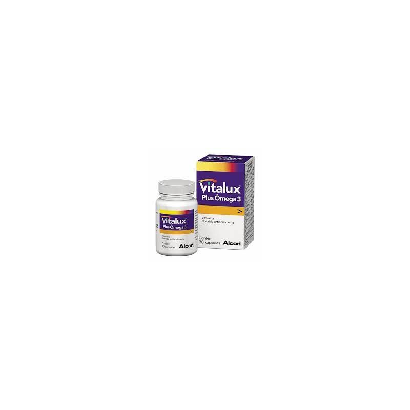 VITALUX PLUS OMEGA 3 COM 30 CAPSULAS 