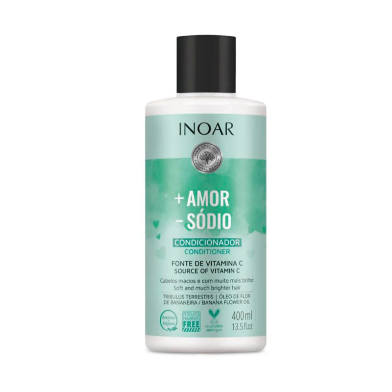 CONDICIONADOR INOAR +AMOR - SODIO COM 400ML