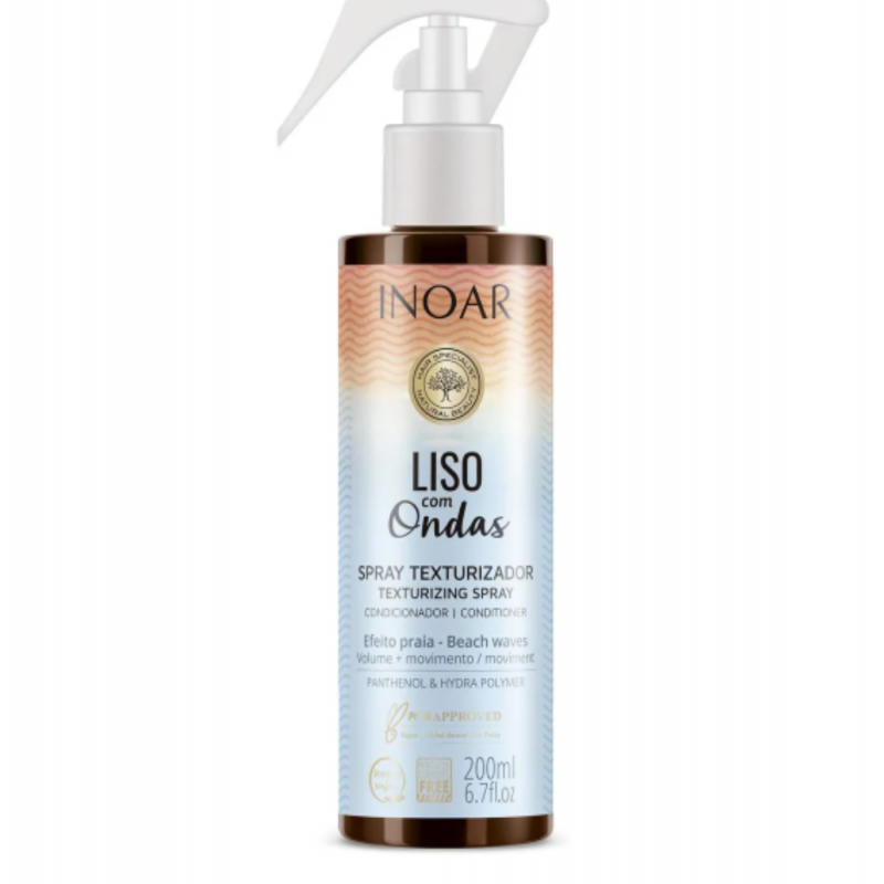 SPRAY TEXTURIZADOR INOAR LISO COM ONDAS COM 200ML