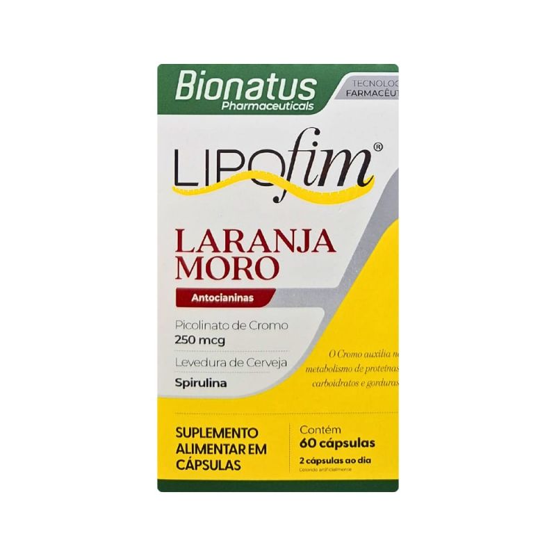 LIPOFIM LARANJA MORO COM 60 CAPSULAS