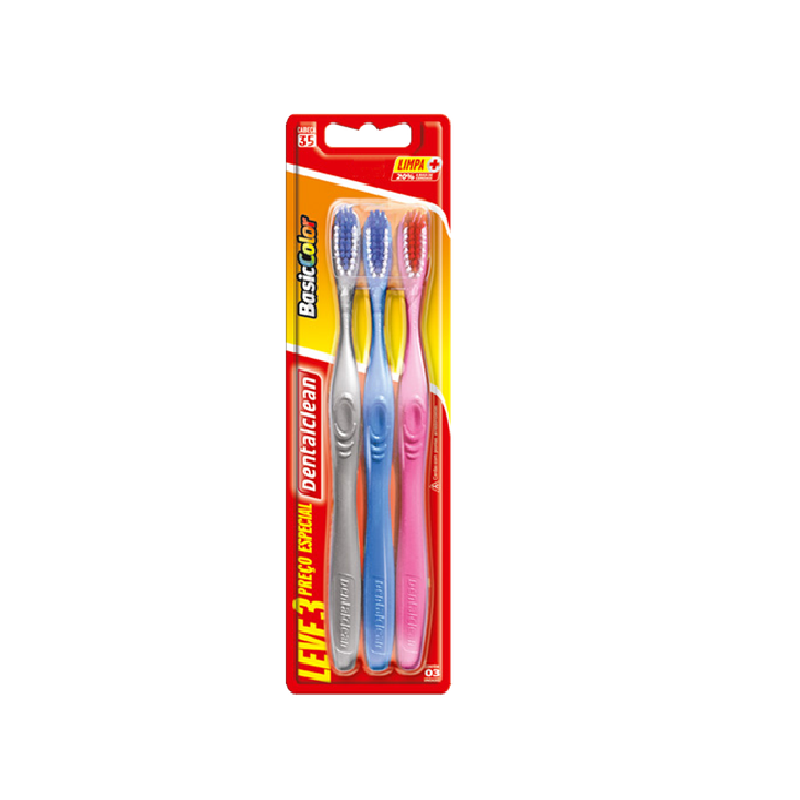ESCOVA DENTAL DENTALCLEAN BASIC COLOR MACIA LEVE 3 PAGUE 2